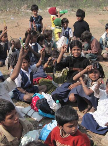 New clothes for highland children
